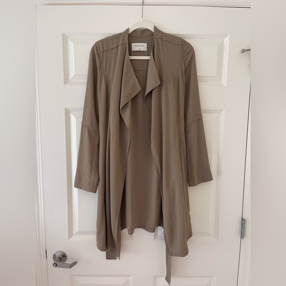 Babaton Tan Trench Coat